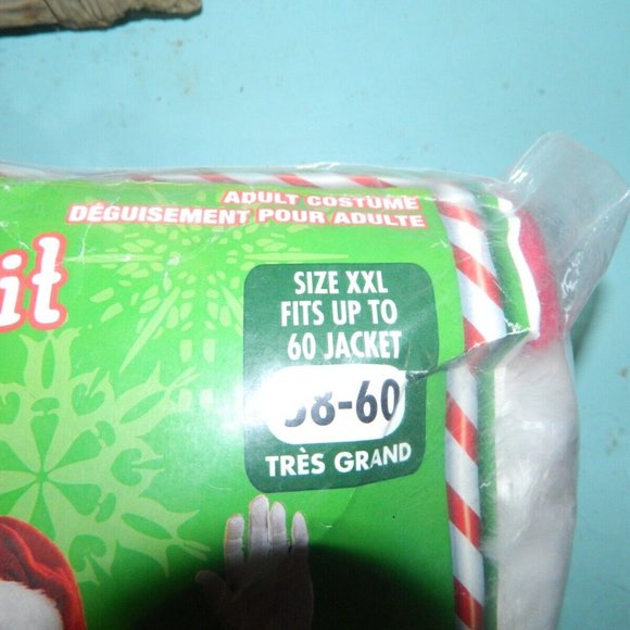 Rubies Christmas 701494 Flannel 6 pc Santa Suit Size XXL - Picture 5 of 7